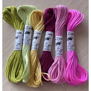Pack of ambiance Soie d'Alger "Indian Summer"