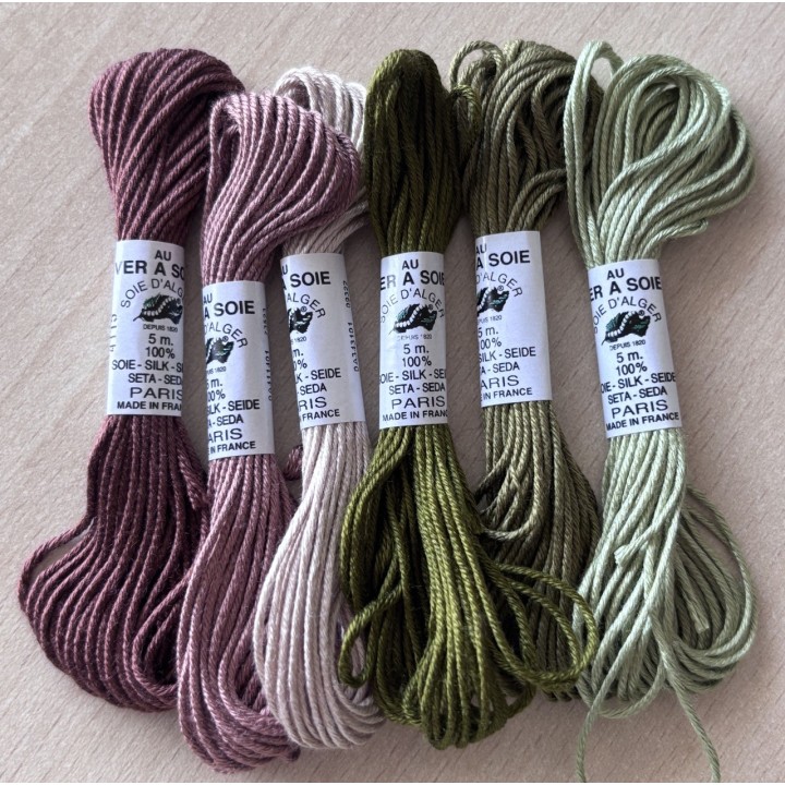Pack of ambiance Soie d'Alger "Leafs"