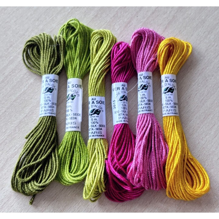 Pack of ambiance Soie d'Alger "Spring field"