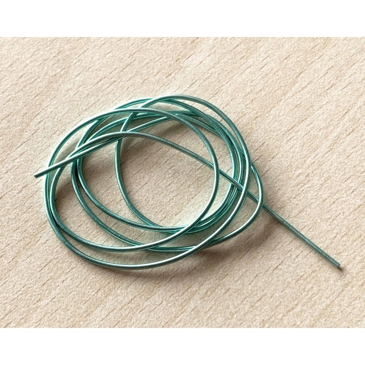 Cannetille tiffany blue vert  ressort métallique