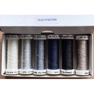 Pack de découverte fil métallisé nuit étoilée 4