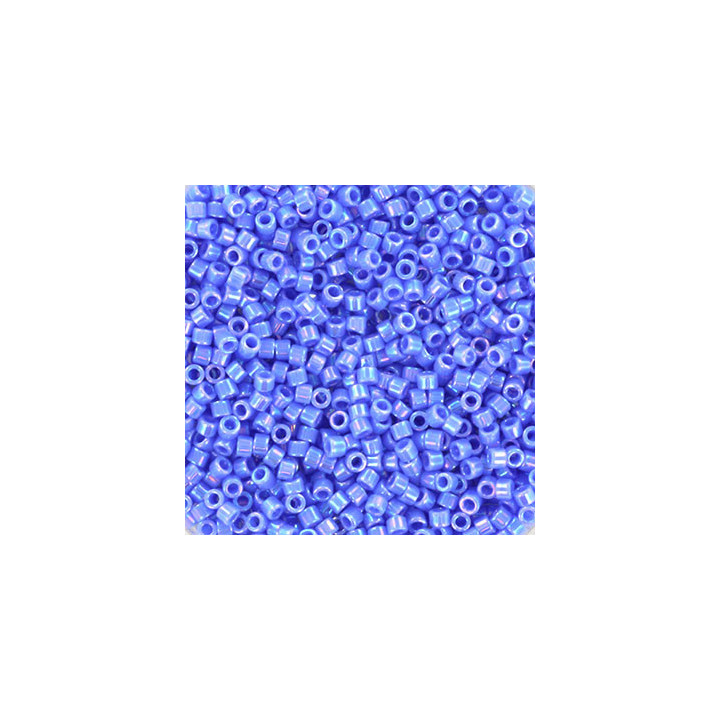 Perles Miyuki Delica 11/0 Opaque AB | Perles japonaises pour tissage et broderie