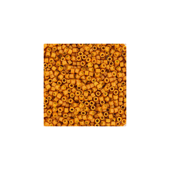 miyuki opaque dyed pumpkin 653