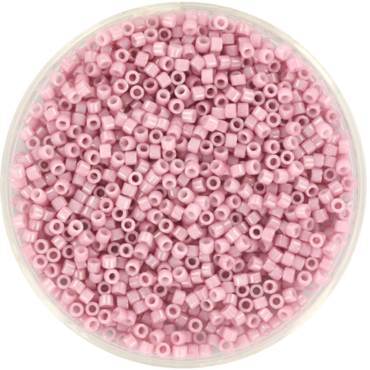 miyuki opaque luster antique rose 210