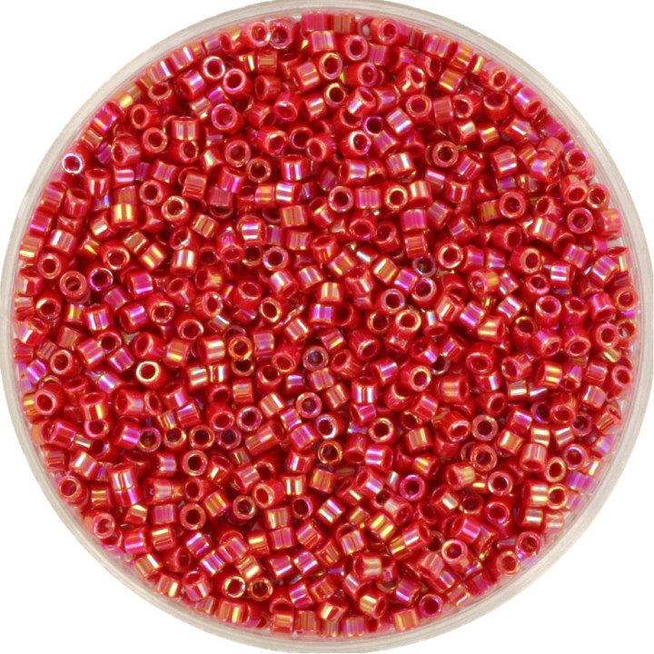 miyuki  opaque ab red 162