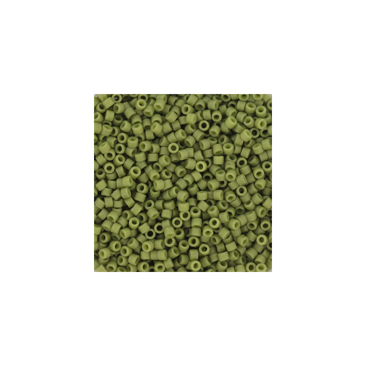 miyuki opaque matte luster olive 391-1