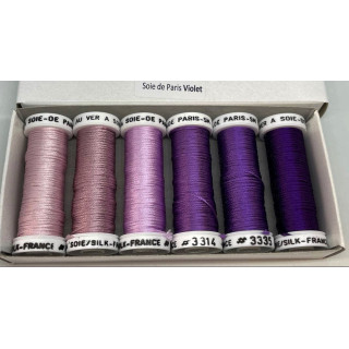 Kopie von Kopie von Pack de fils de soie de Paris  nuances "rose"