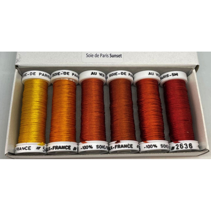 Kopie von Kopie von Kopie von Pack de fils de soie de Paris  nuances "rose"