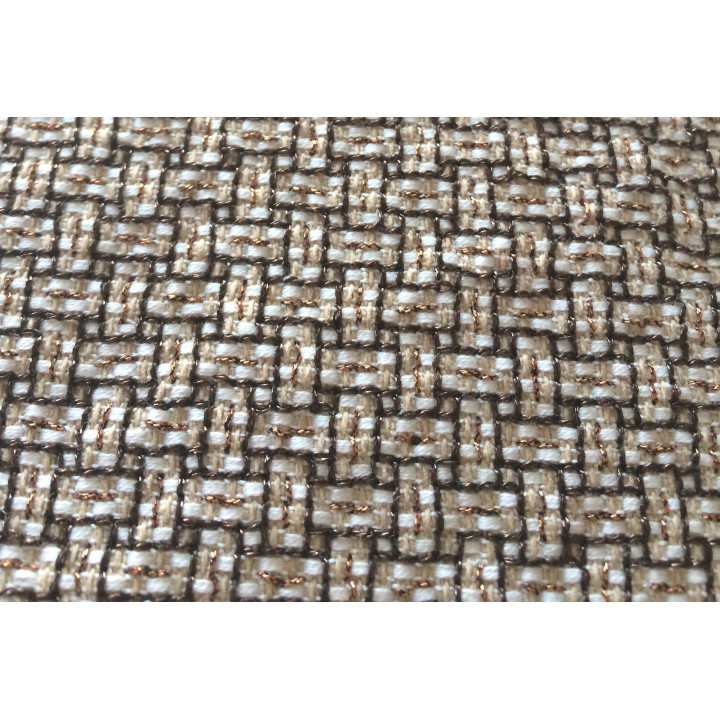 coussin beige "tissé"