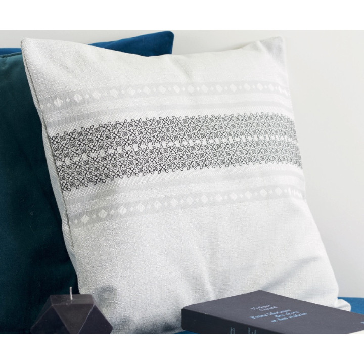 coussin gris