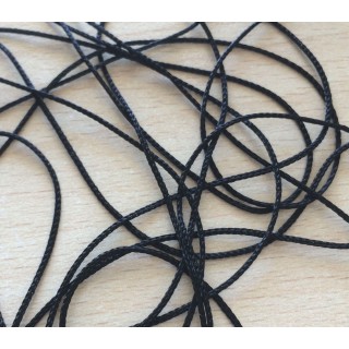 jolie cordelière fine 1mm  couleur noir 002