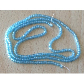 Perles turquoises lustrées  11/o