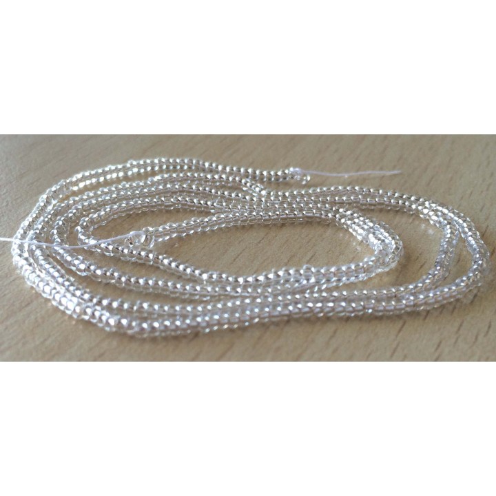  perles argent 12/o
