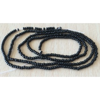  perles noir 12/o