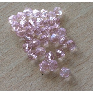 Sachet de perles à facettes bicône  orange 