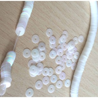 paillettes opaline blanc oriental 5 mm 