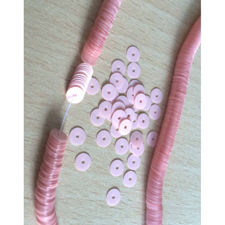 paillettes opaline rose 5 mm 
