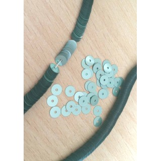 paillettes opaline vert aqua 5 mm 