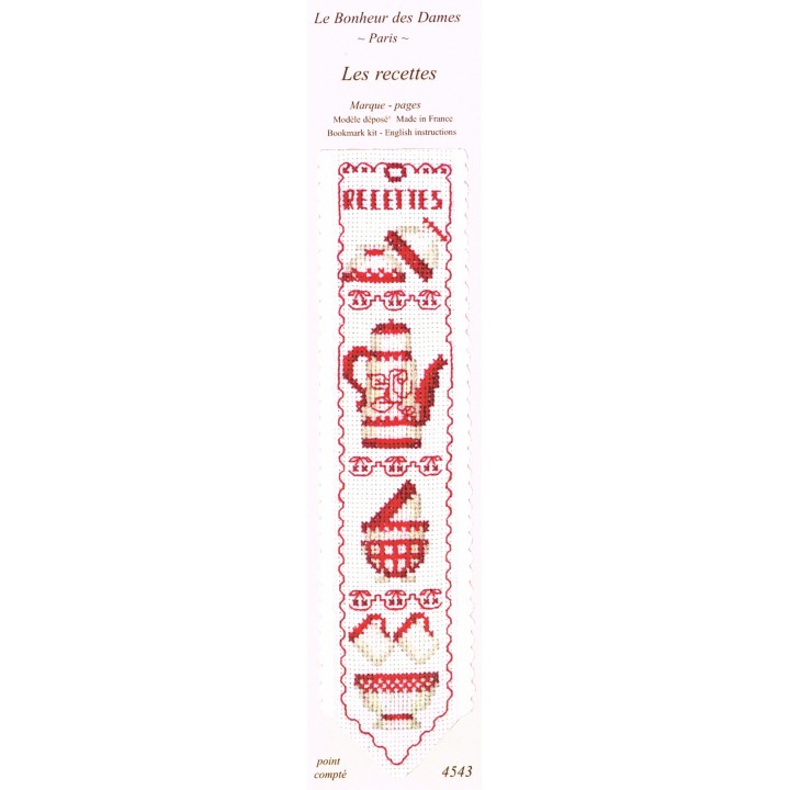 Kit marque pages "recettes" 