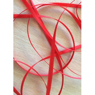 double-faced satin comet ribbon 204 red