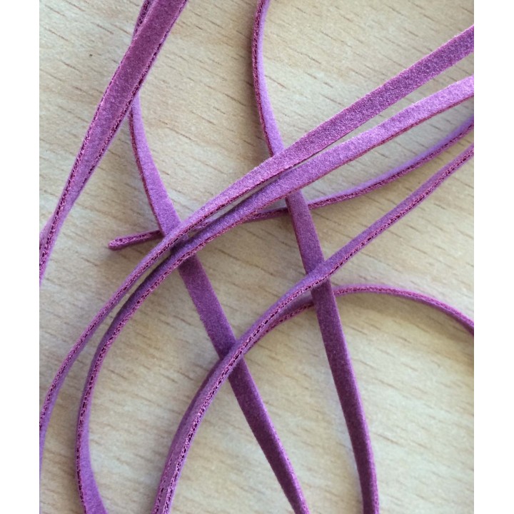 suédine vieux mauve  402 fine et élégant 
