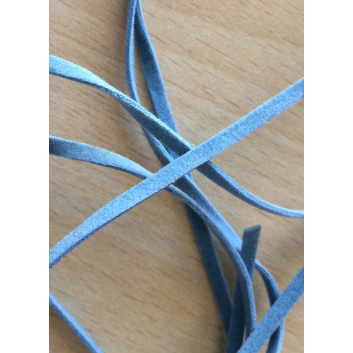 suédine bleu ciel  501 fine et élégant 