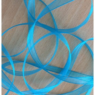 ruban mousseline turquoise 384 élégant et translucide 