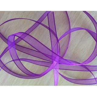 ruban mousseline mauve 232 légère et translucide 