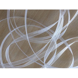 ruban mousseline blanc 272 légère et translucide 