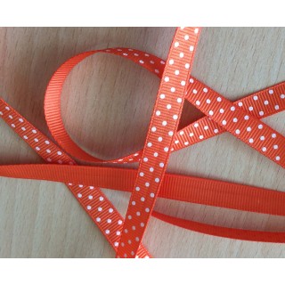 joli ruban gros grain orange 108 