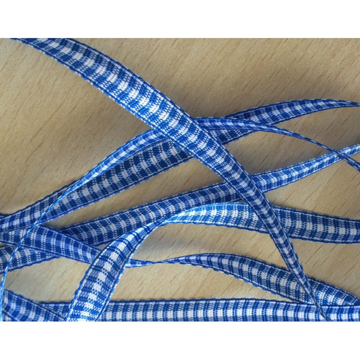joli ruban bleu ciel Vichy 501 