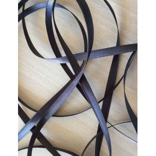 joli ruban satin couleur chocolat 238 