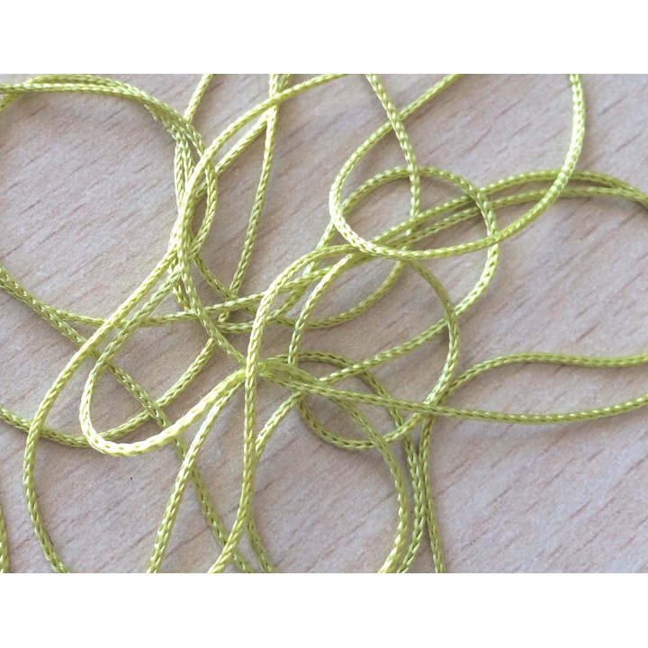 jolie cordelière fine 1mm  couleur vert 309 