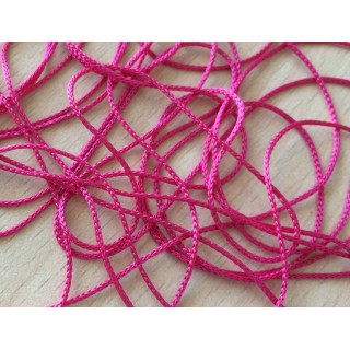 jolie cordelière fine  1mm  couleur fuchsia 171 