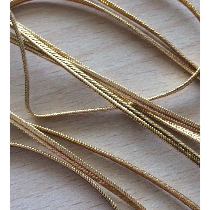 soutache / galon  or