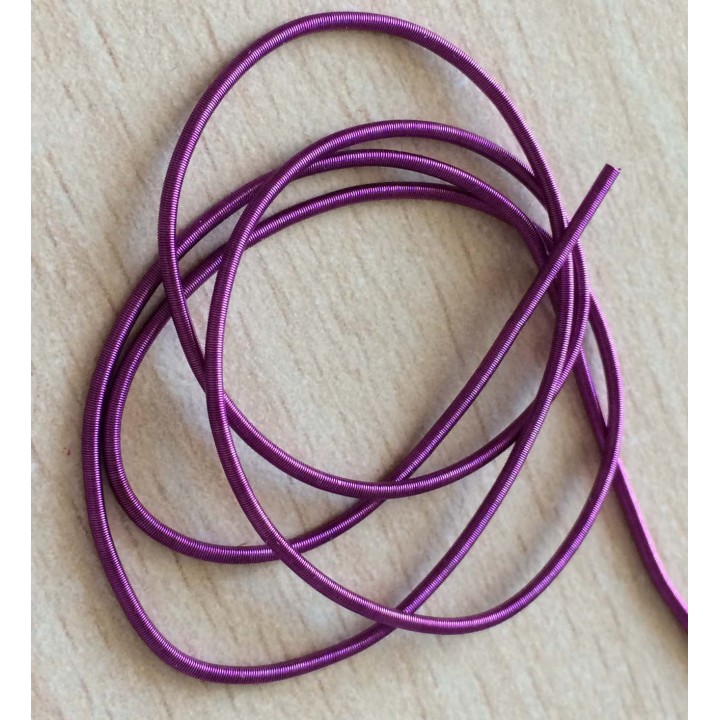 Cannetille violet 11: ressort métallique 