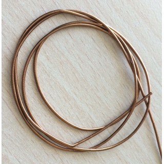 Cannetille bronze  brillant ressort métallique 