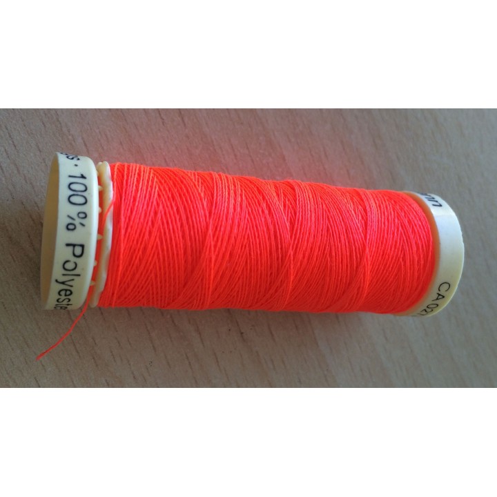 Fil effet néon 3722 orange sanguine 