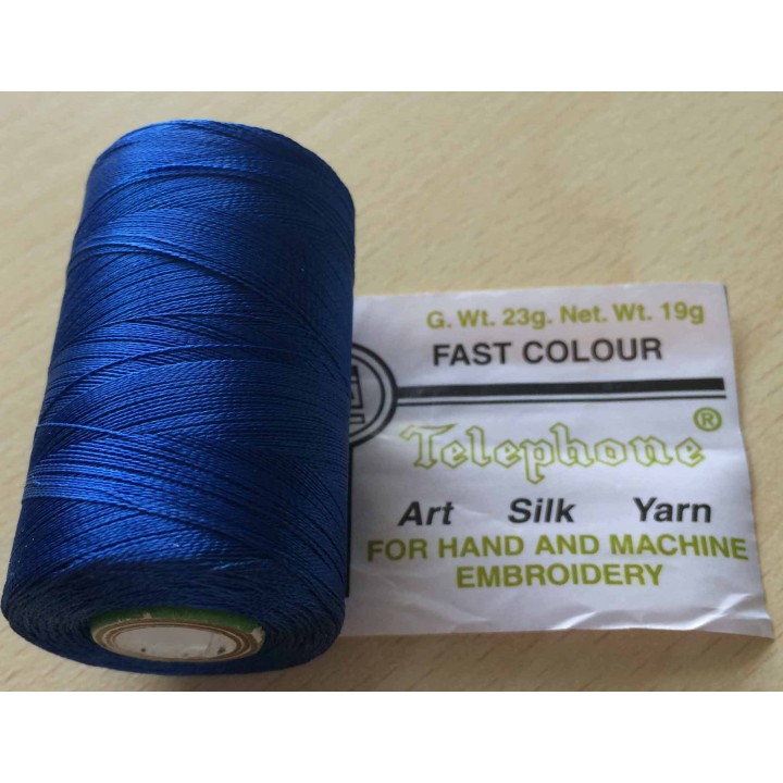 bobine rayonne  52 bleu