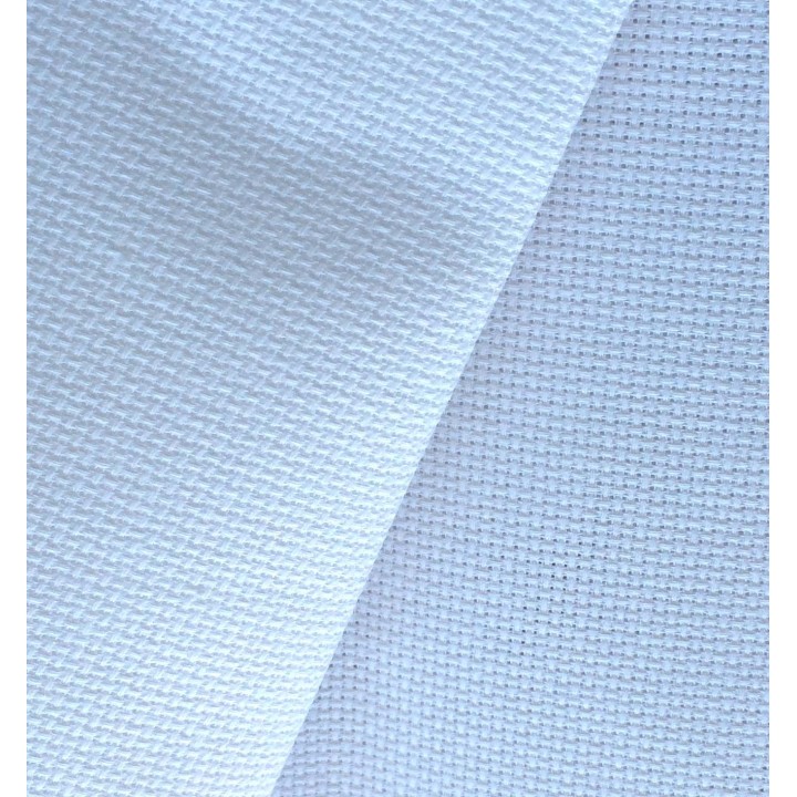toile Aida extra fine de Zweigart col 100 blanc