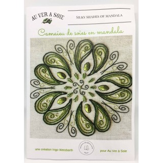 Kit "Camaieu de soies en mandala" pack complet