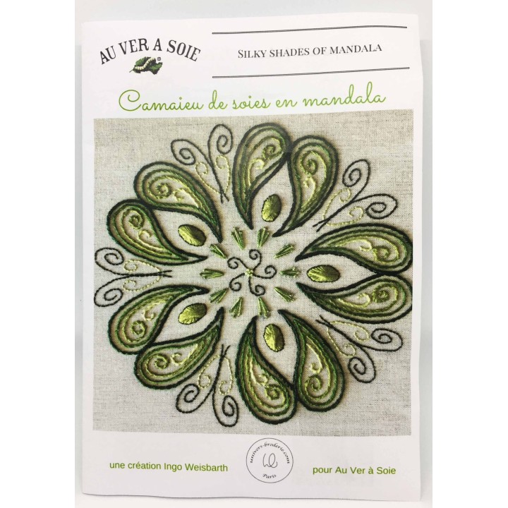 Kit "Fleur en soie et glitter" fiche technique