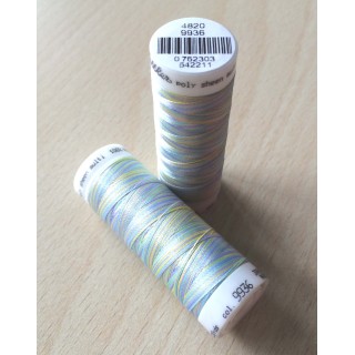 Fil multi couleur  dominante vert 9982 