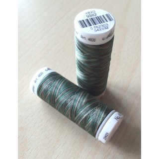 Fil multi couleur  dominante vert 9982 