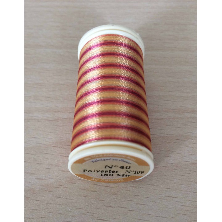 Fil métallique multicolore (argent, vert, framboise) 7029