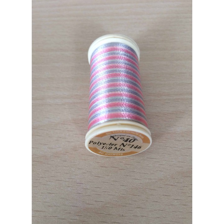 Fil métallique multicolore (argent, vert, framboise) 7029