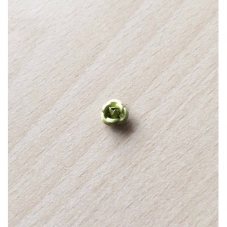 Rose en métal argent 12 mm