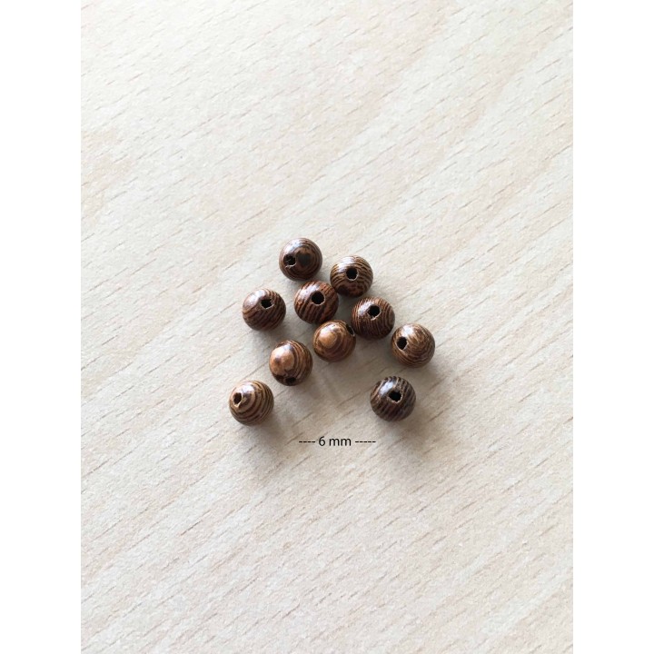 perles en bois
