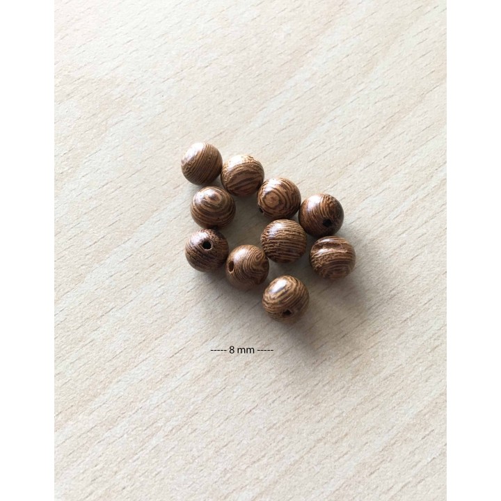 perles en bois
