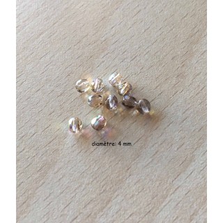 Sachet de perles à facettes irisées 
